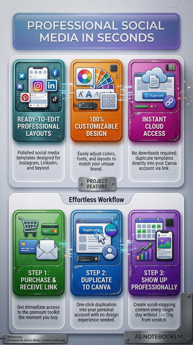 Social Media Content Template Pack (Canva)