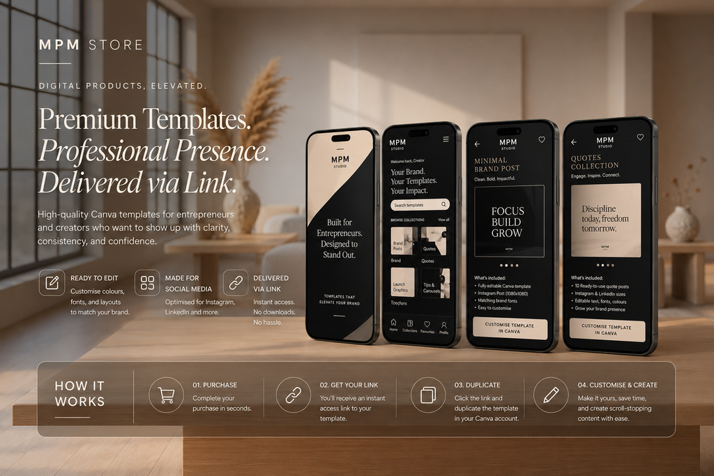 Social Media Content Template Pack (Canva)